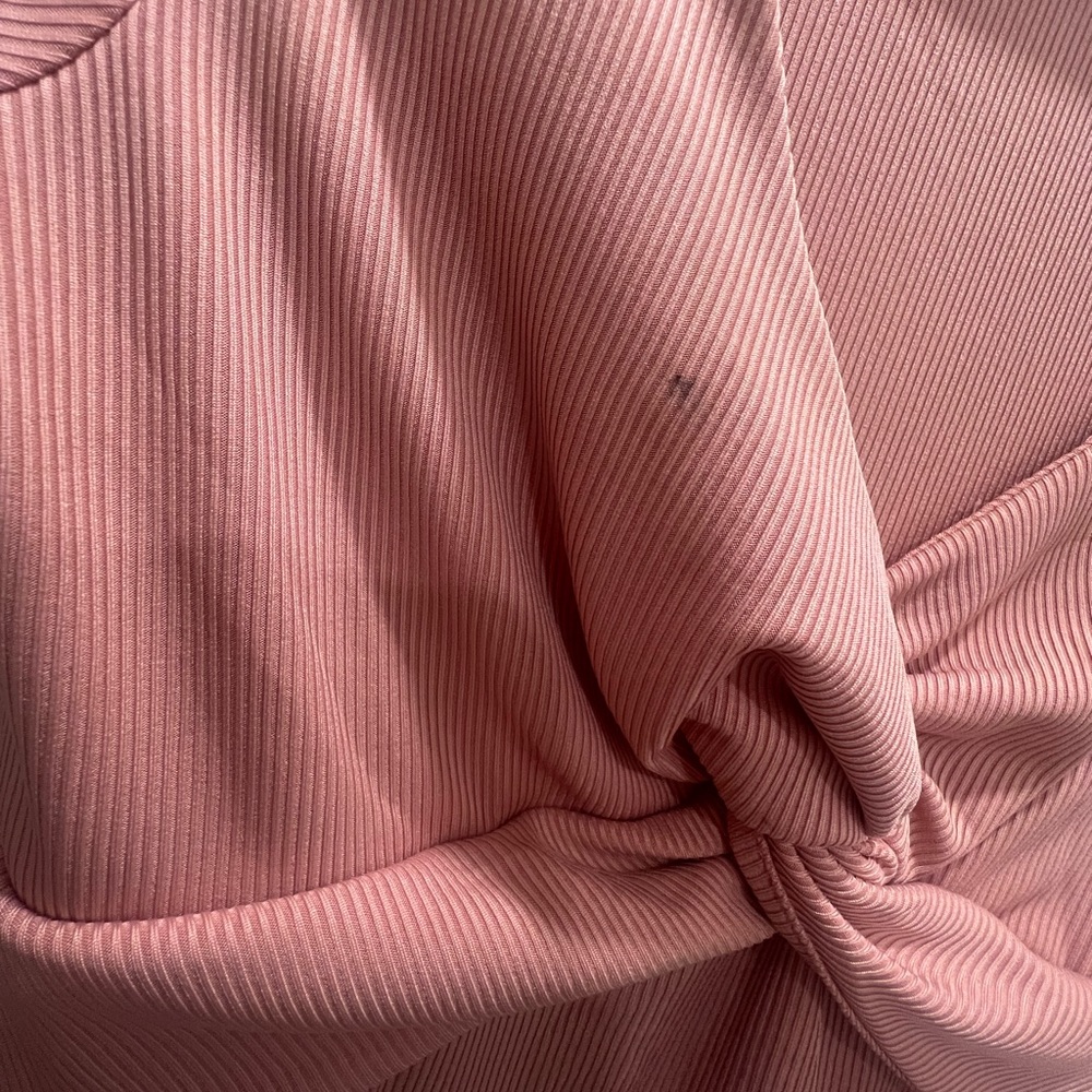 Forever 21 ribbed twist bodysuit small - Picture 3 of 5